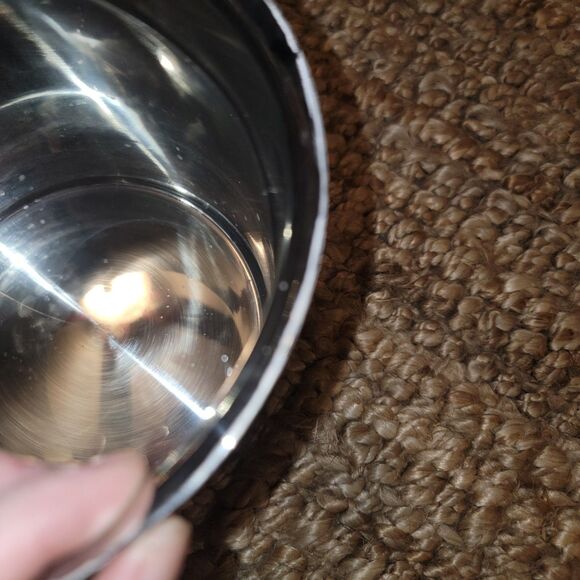 Insulated stainless steel Ice bucket w Tongs 7 .25"H Wine Chill Cooler w/ handle - Picture 11 of 16